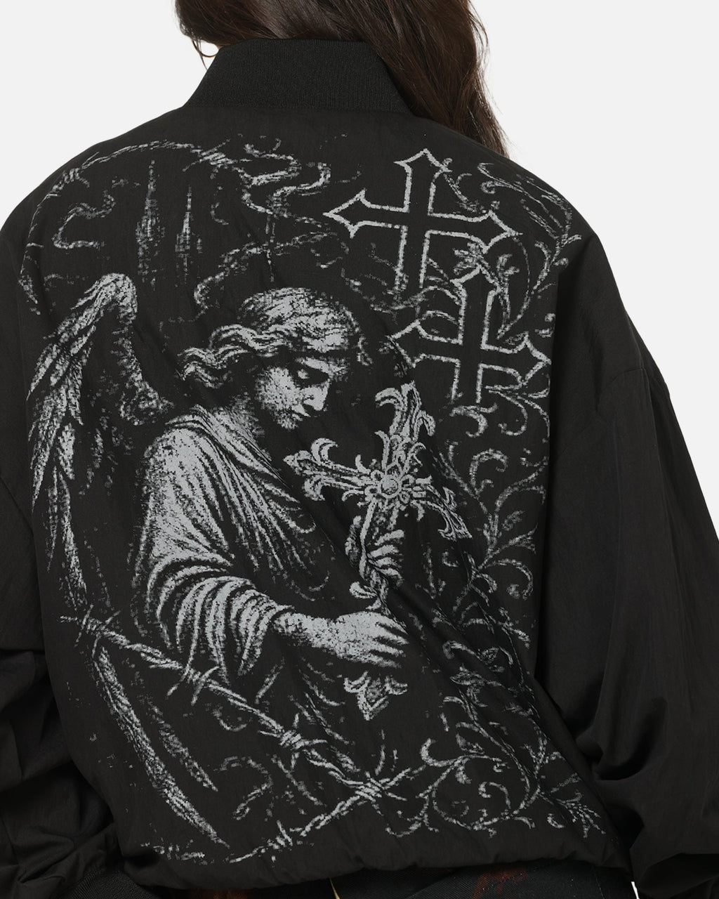 Saint Morta Crossbearer Bomber Jacket Black