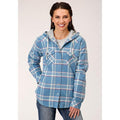 Roper Women's Long Sleeve Thermal Lined Flannel Shirt- Multi