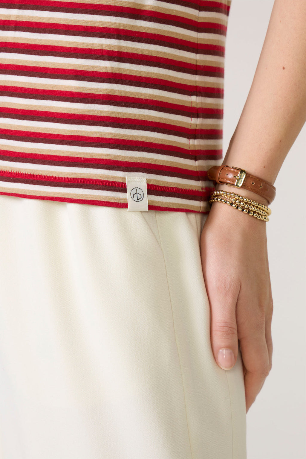 The Slub Stripe Tee