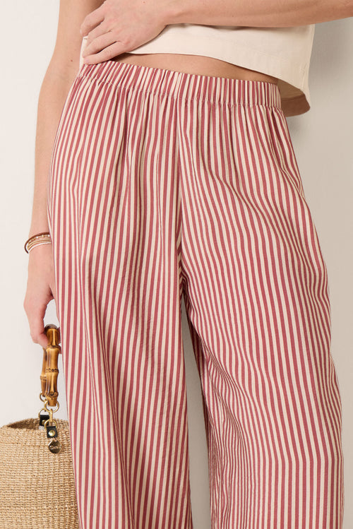 Anya Stripe Pull On Pant