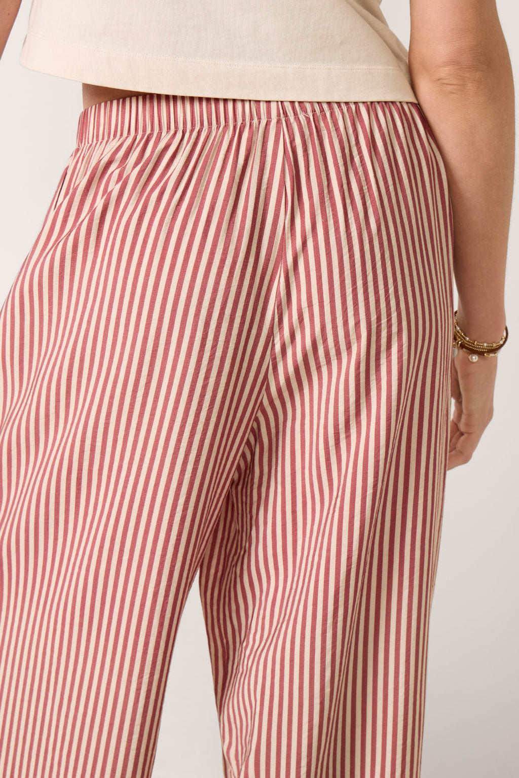 Anya Stripe Pull On Pant