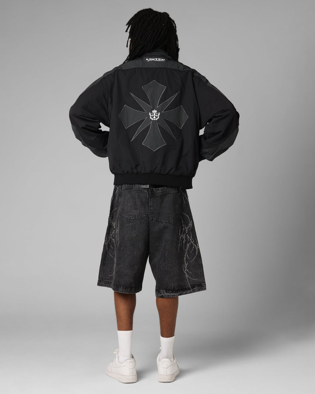 Loiter Club Classic Track Jacket Black