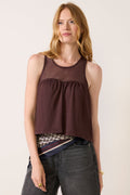 Mesh Sweetheart Tank