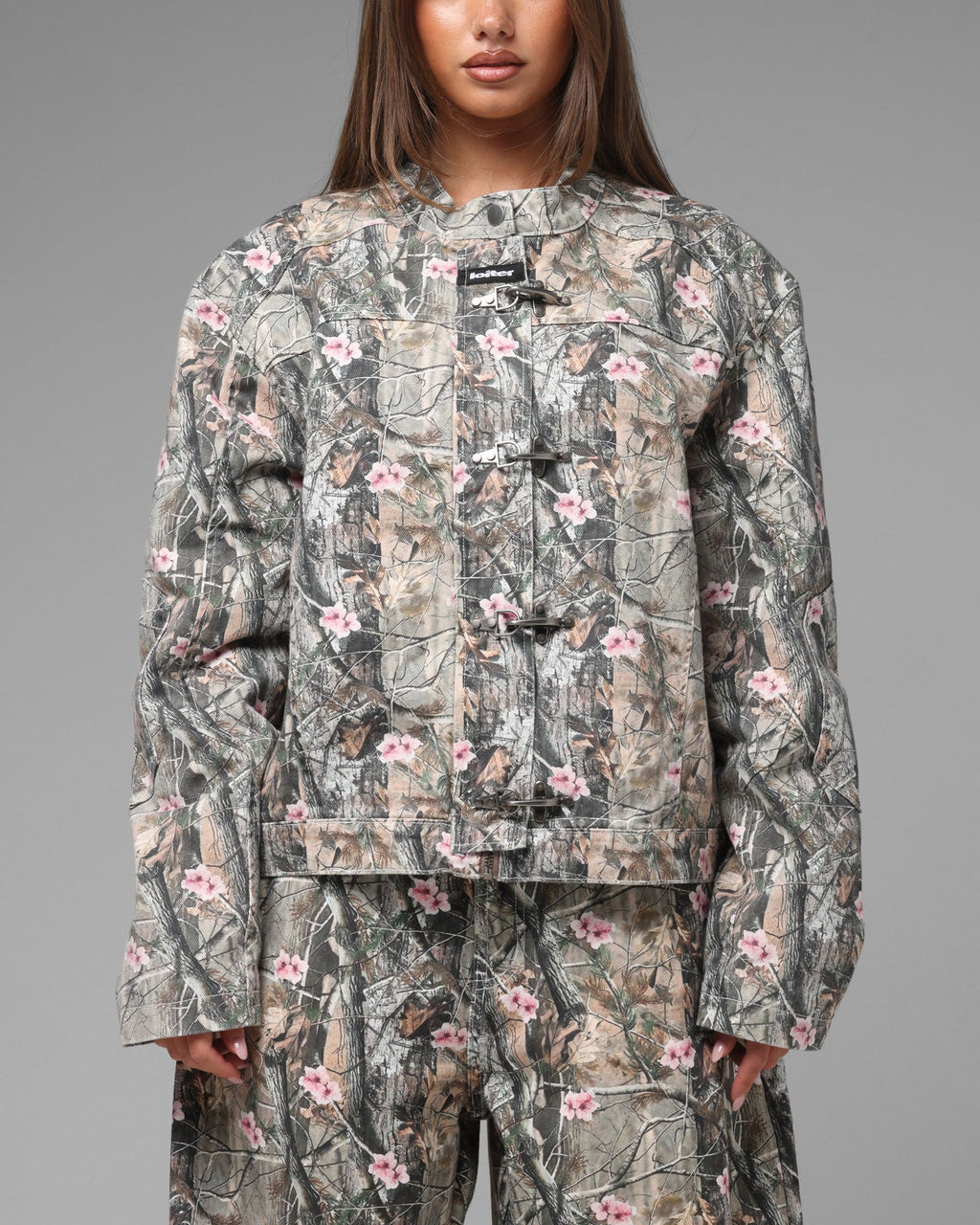 Loiter Thrasher Jacket Pink Tree Camo