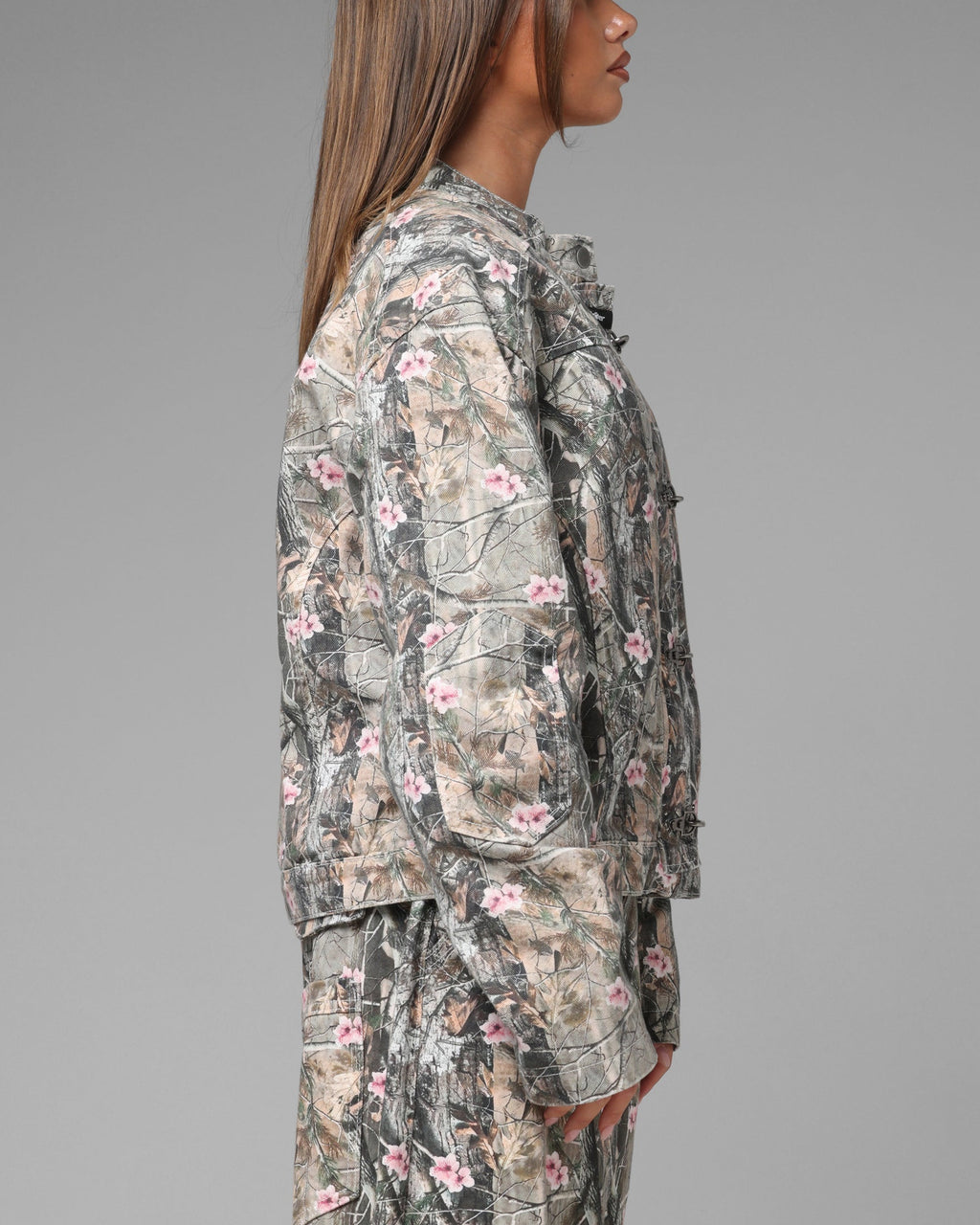 Loiter Thrasher Jacket Pink Tree Camo