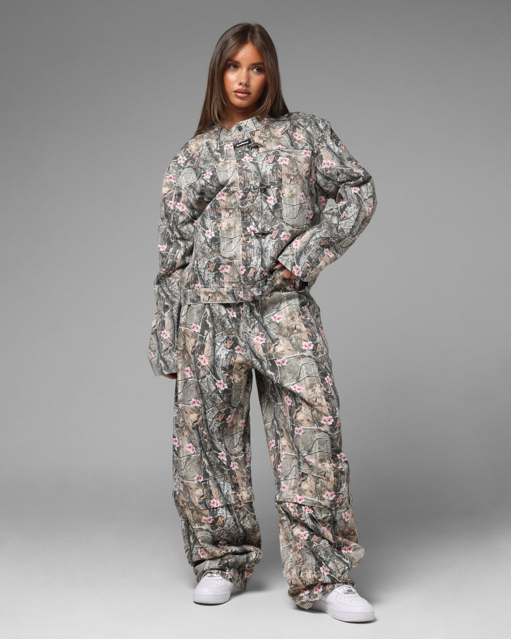 Loiter Thrasher Jacket Pink Tree Camo
