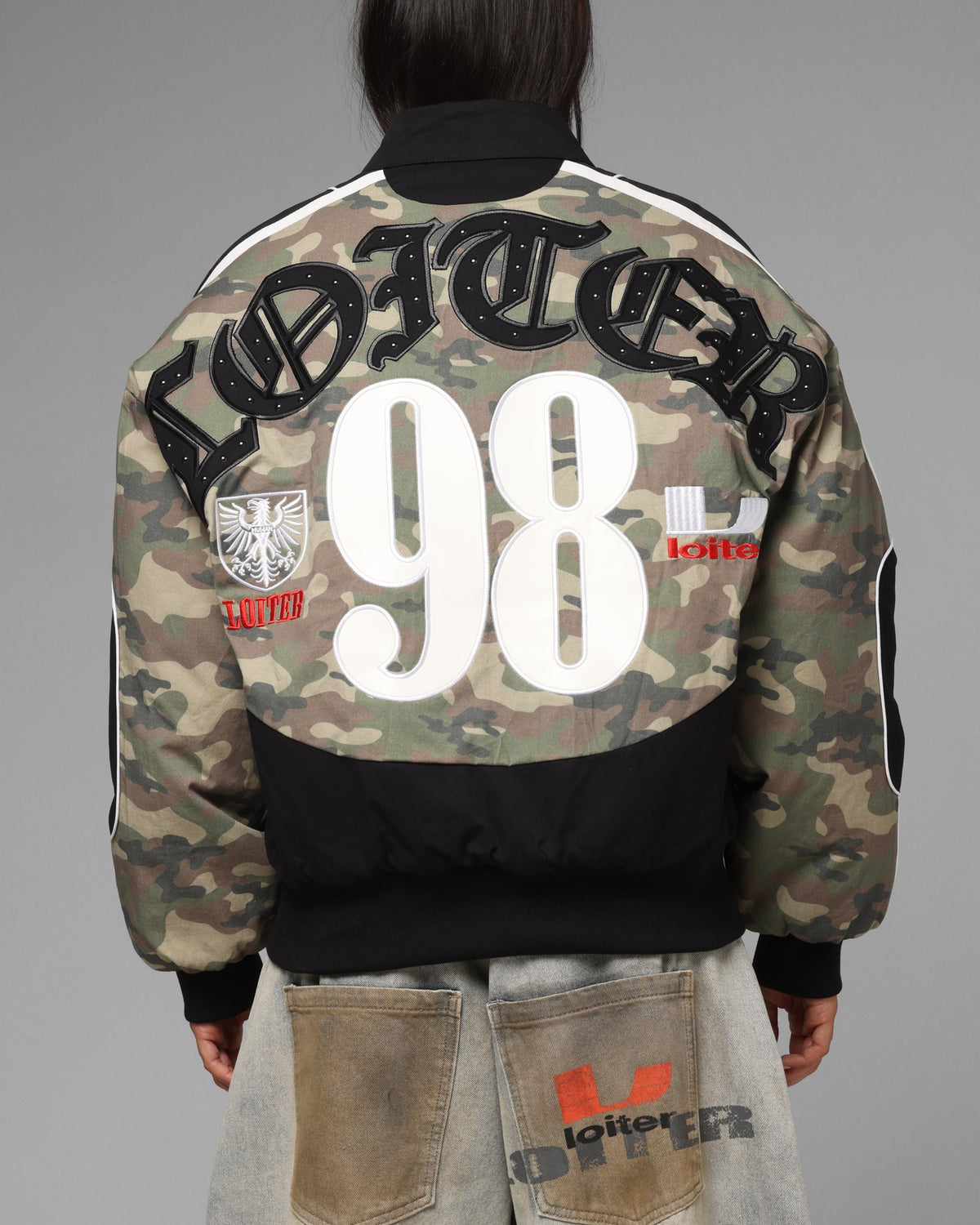 Loiter Enroute Racing Jacket Camo/Black