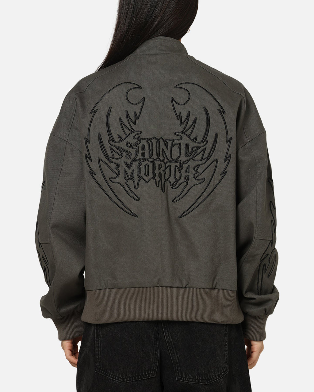 Saint Morta Crested Wing Jacket Aged Grey