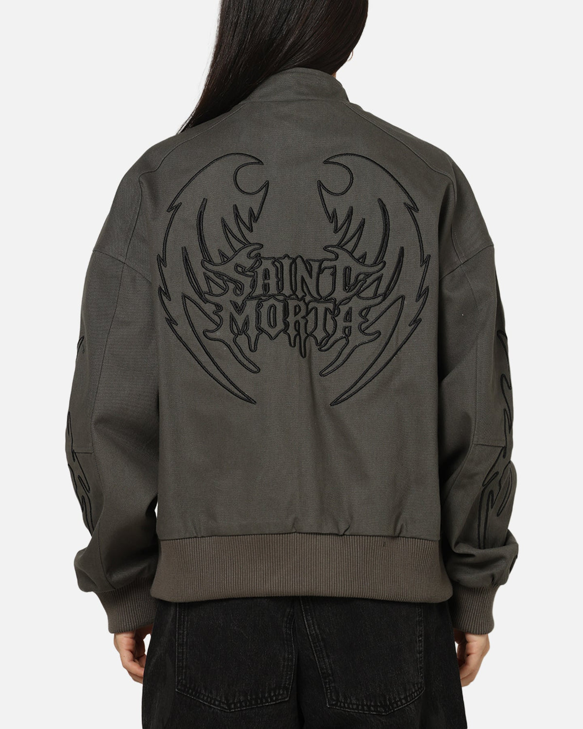 Saint Morta Crested Wing Jacket Aged Grey