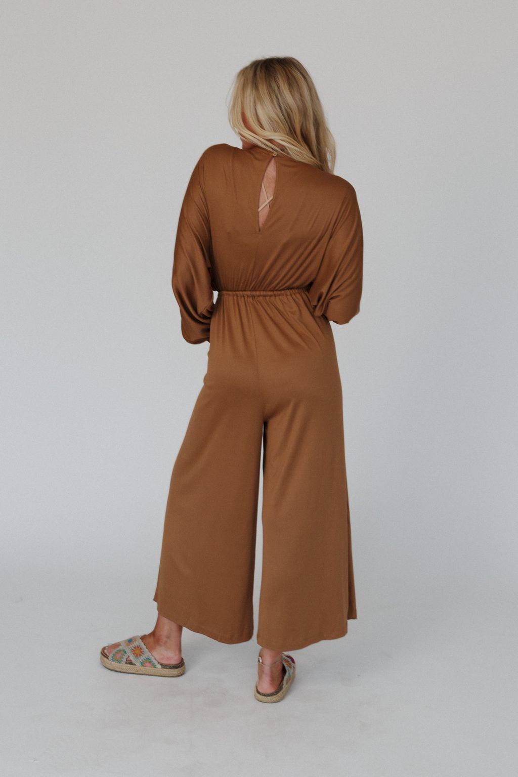 The Nest Roaming Dream Jumpsuit - Chestnut