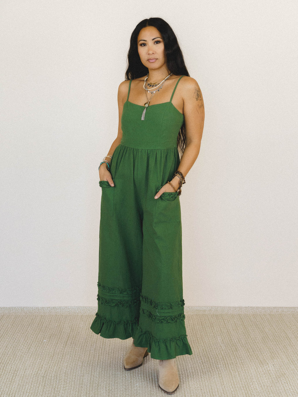 Glory Moment Jumpsuit - Forest