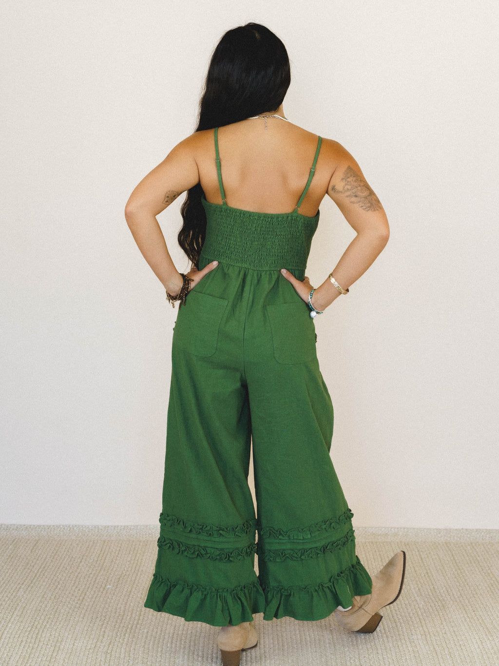 Glory Moment Jumpsuit - Forest