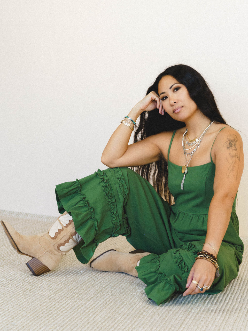 Glory Moment Jumpsuit - Forest