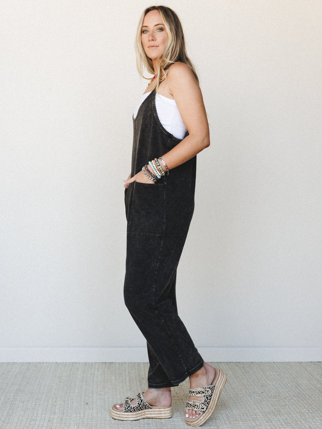 Brooke Pocket Jumpsuit - Black