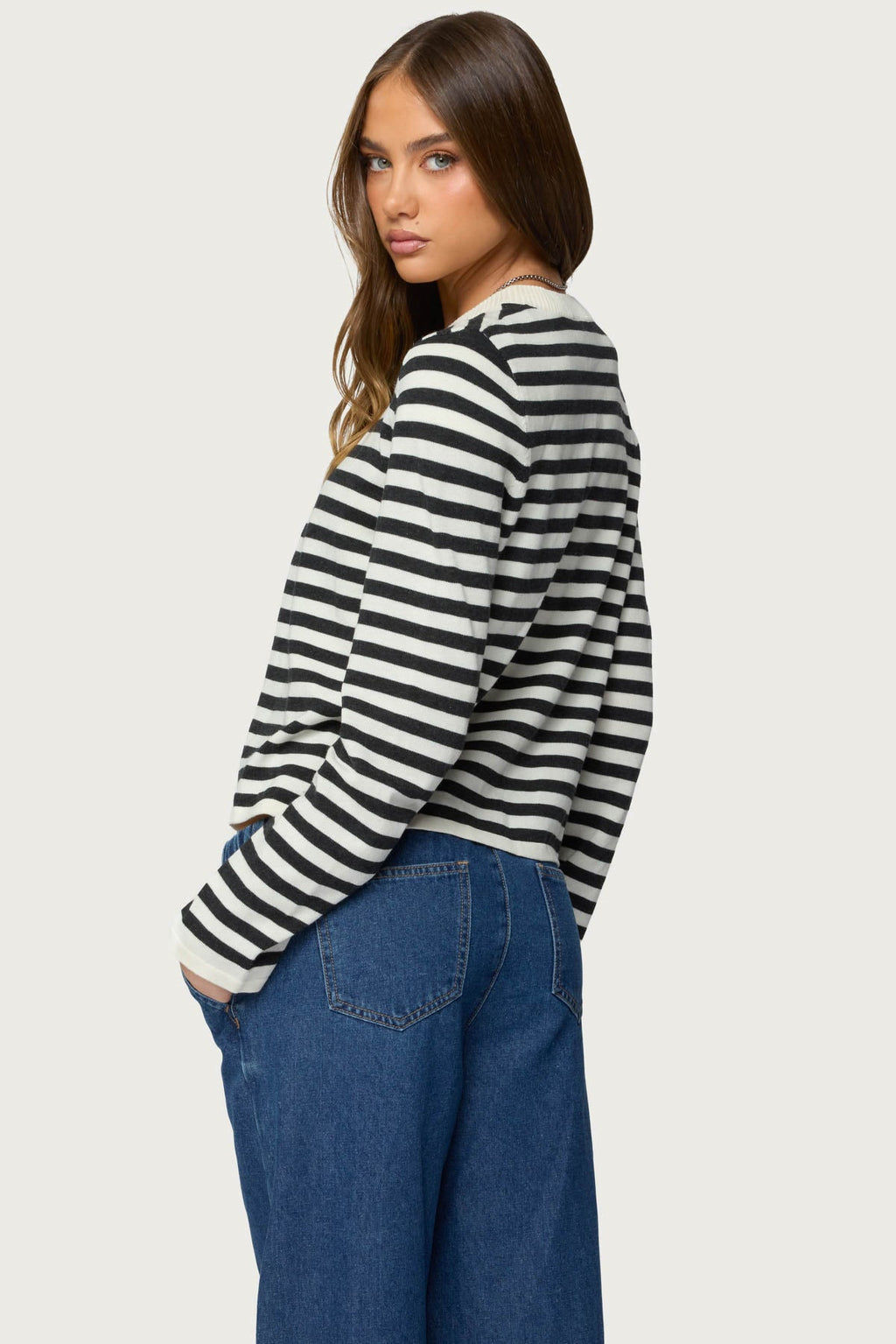 Jenie Split Front Knit Cardigan
