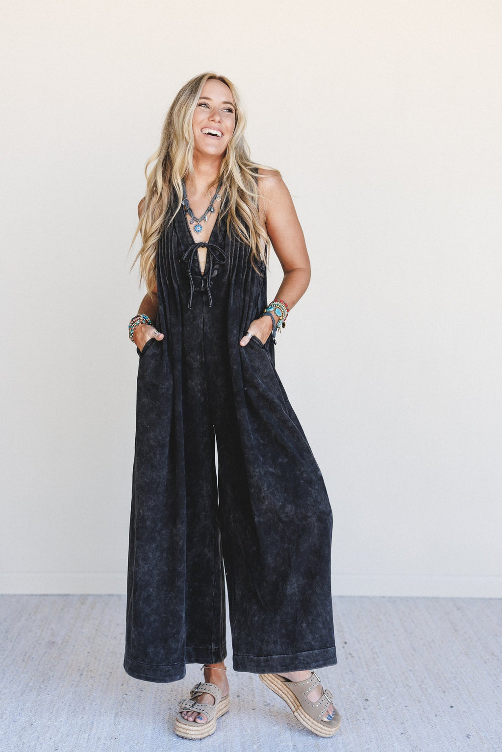 Love In Flight Jumpsuit - Black