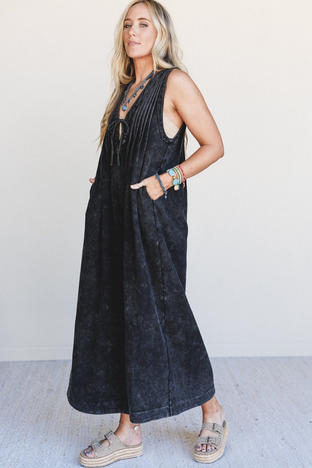 Love In Flight Jumpsuit - Black