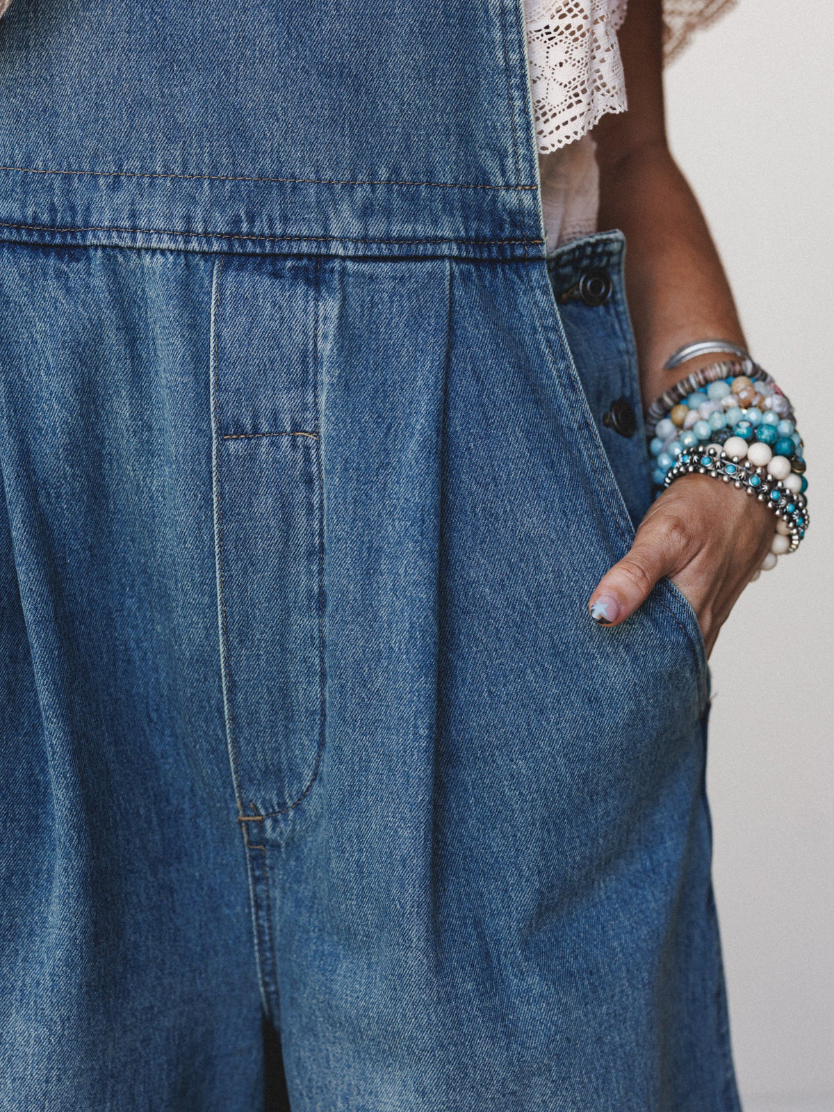 Countryside Quest Denim Overalls - Denim