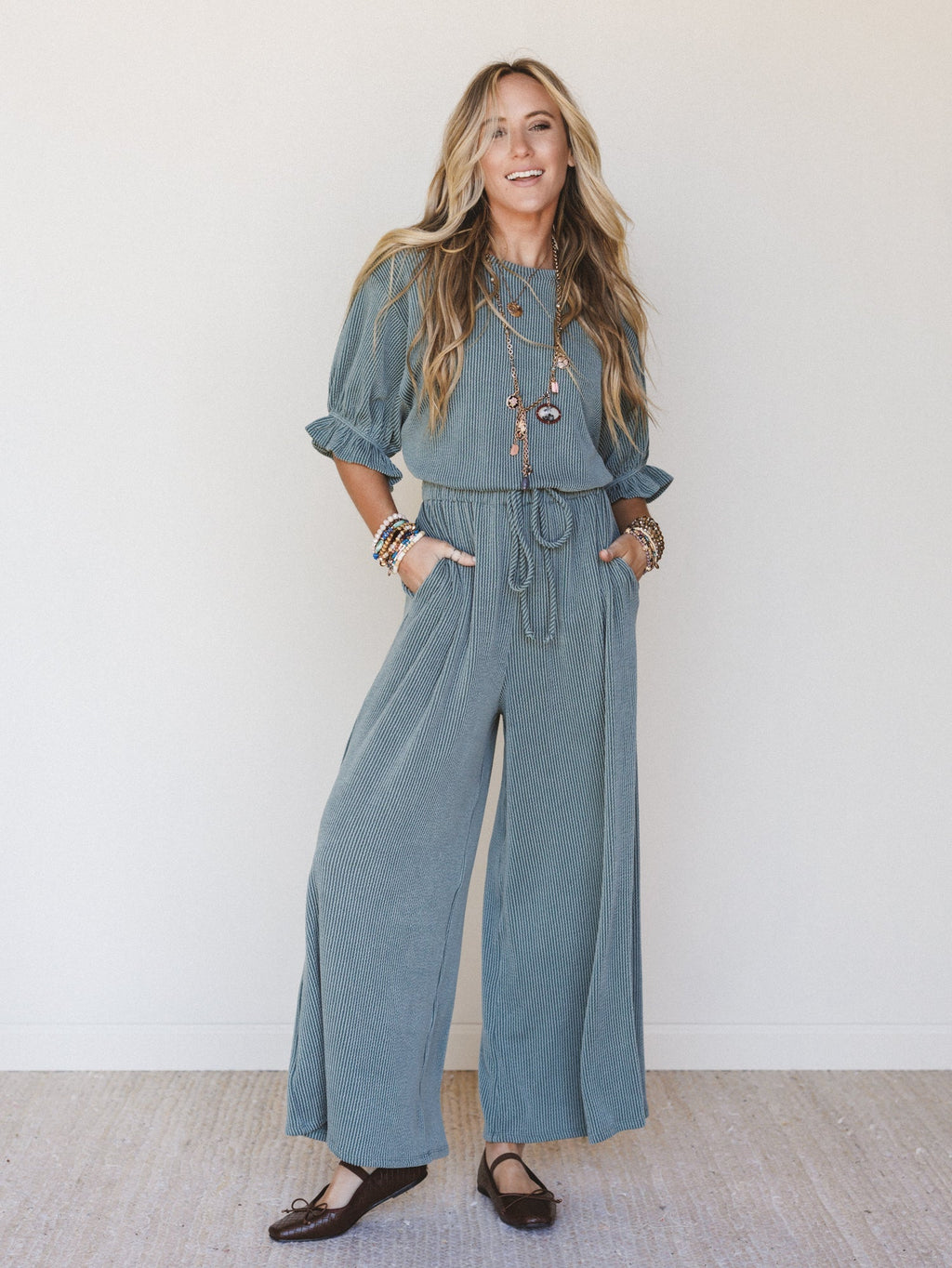 The Nest Open Sky Jumpsuit - Moss - Pre Order