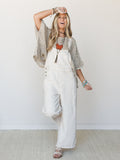 Chasing Meadows Overalls - Ivory