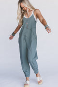 Going Somewhere Jumpsuit - Olive - Pre Order