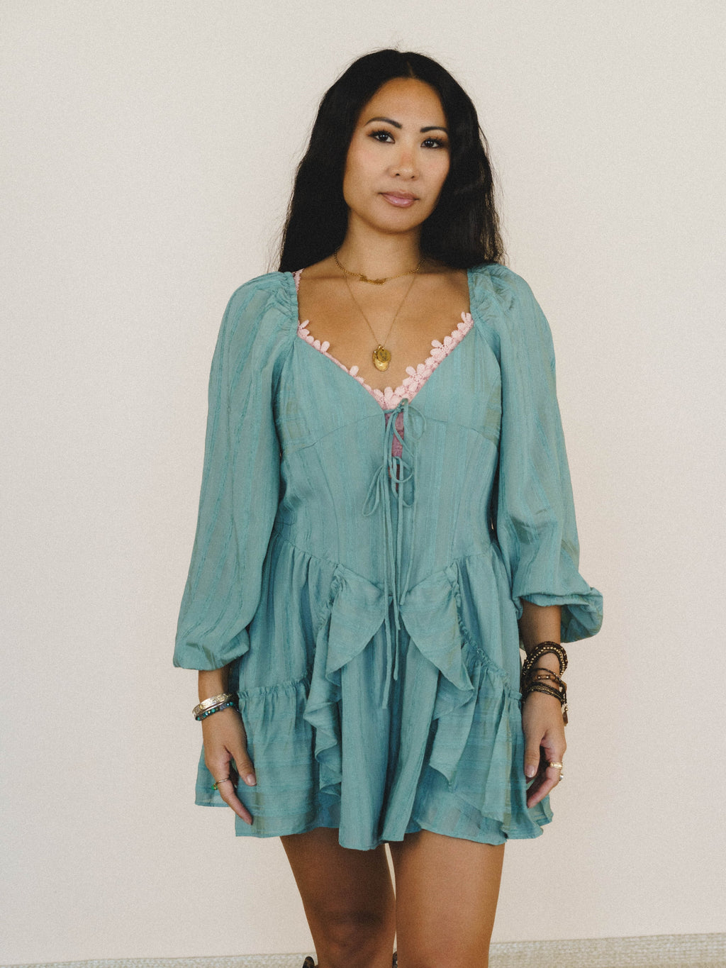 Masey Romper - Pine Green