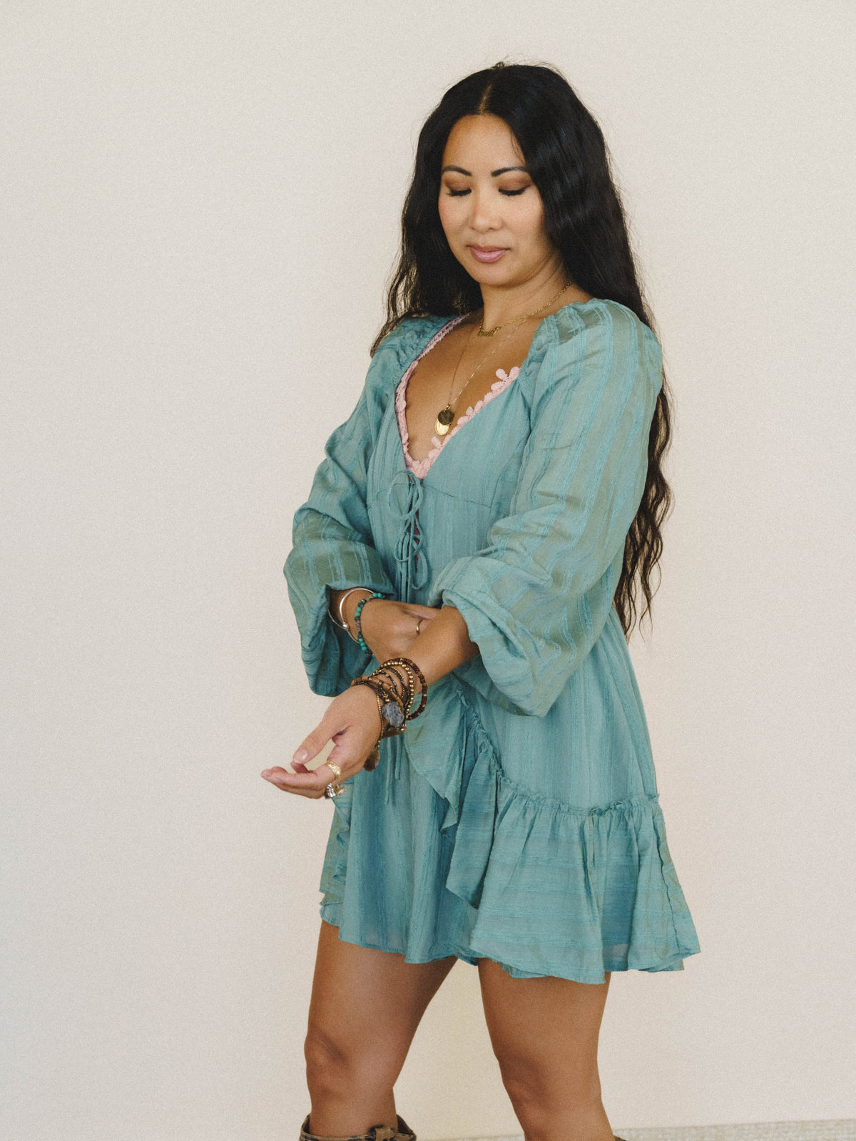 Masey Romper - Pine Green