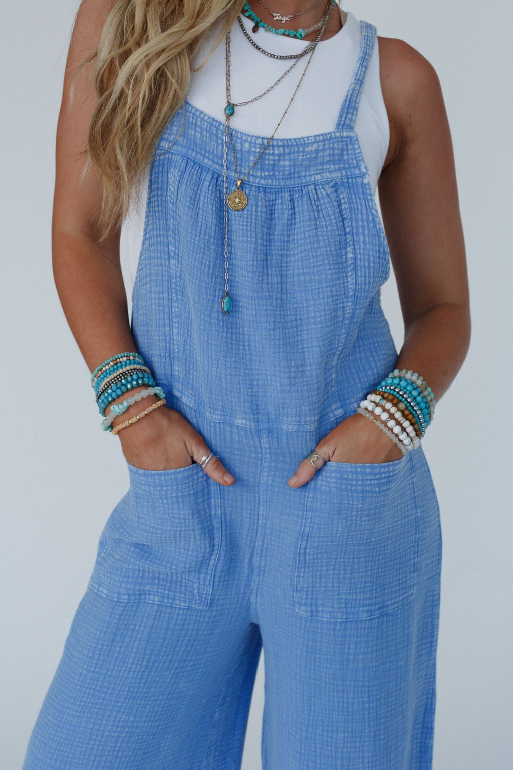 The Nest Coast To Coast Jumpsuit - Blue - Pre Order