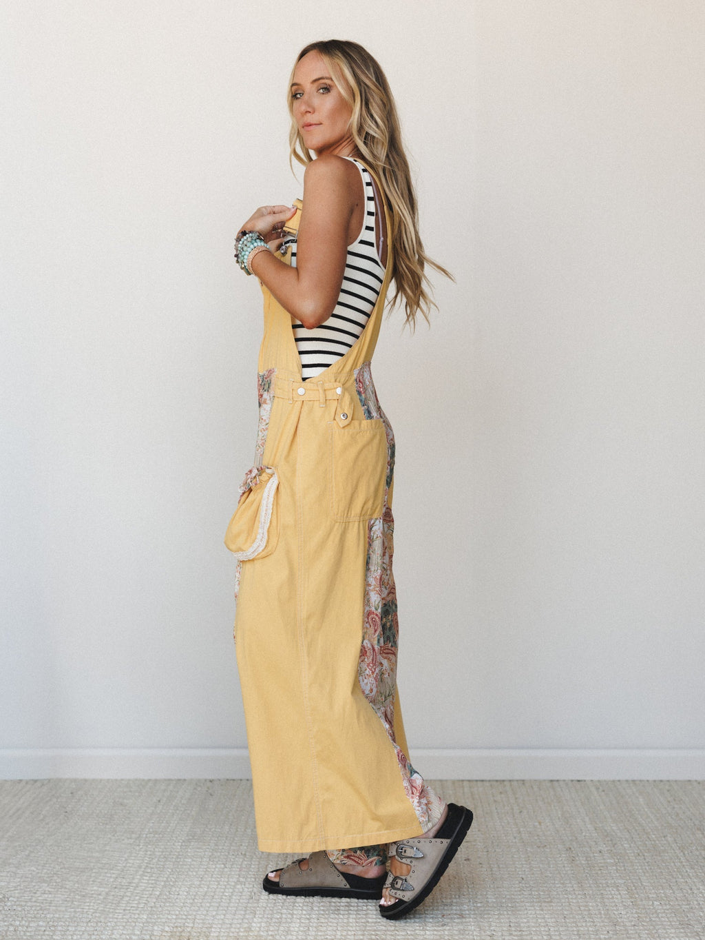 Soak up the Sun Overalls - Dandelion