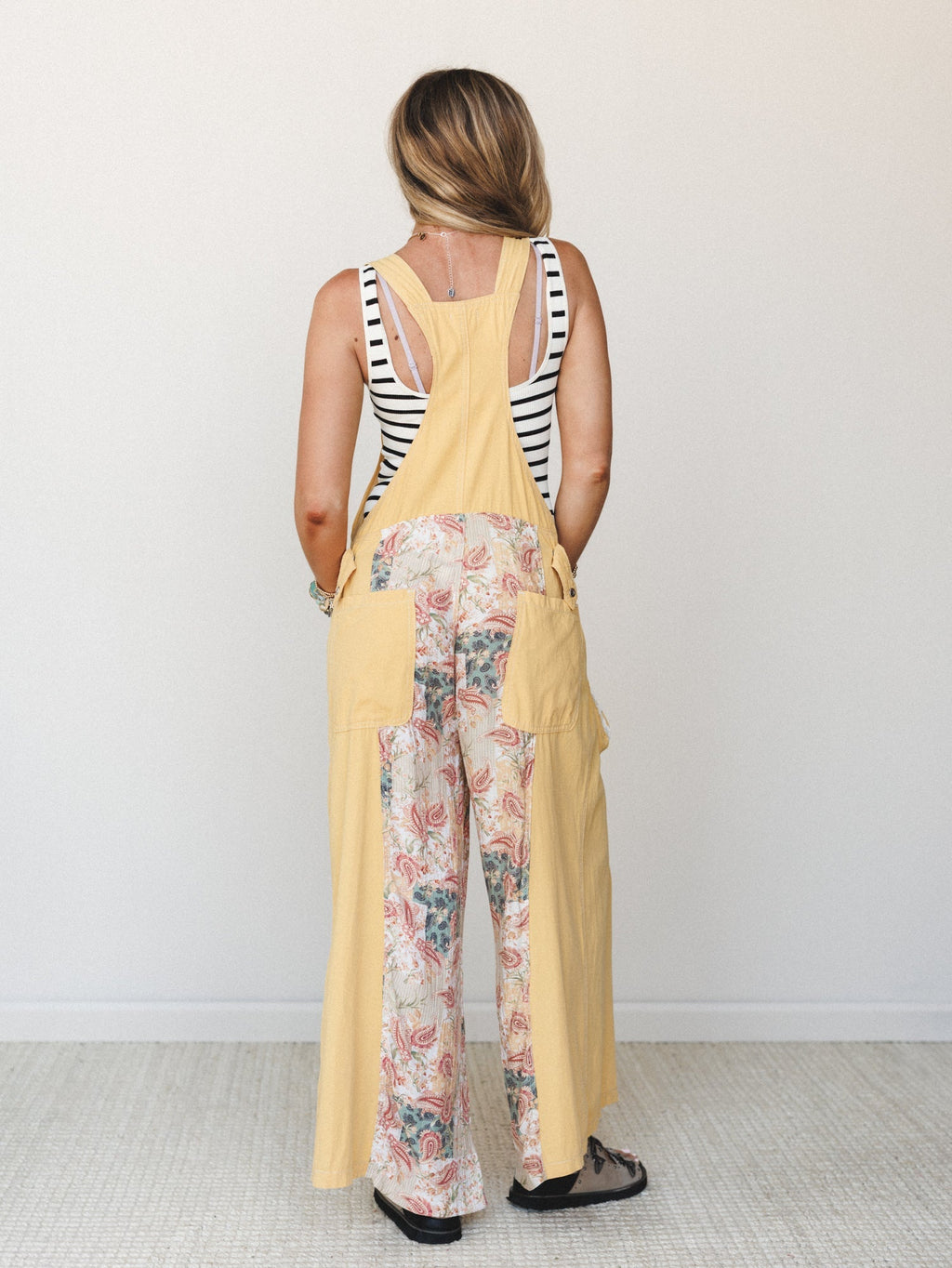 Soak up the Sun Overalls - Dandelion