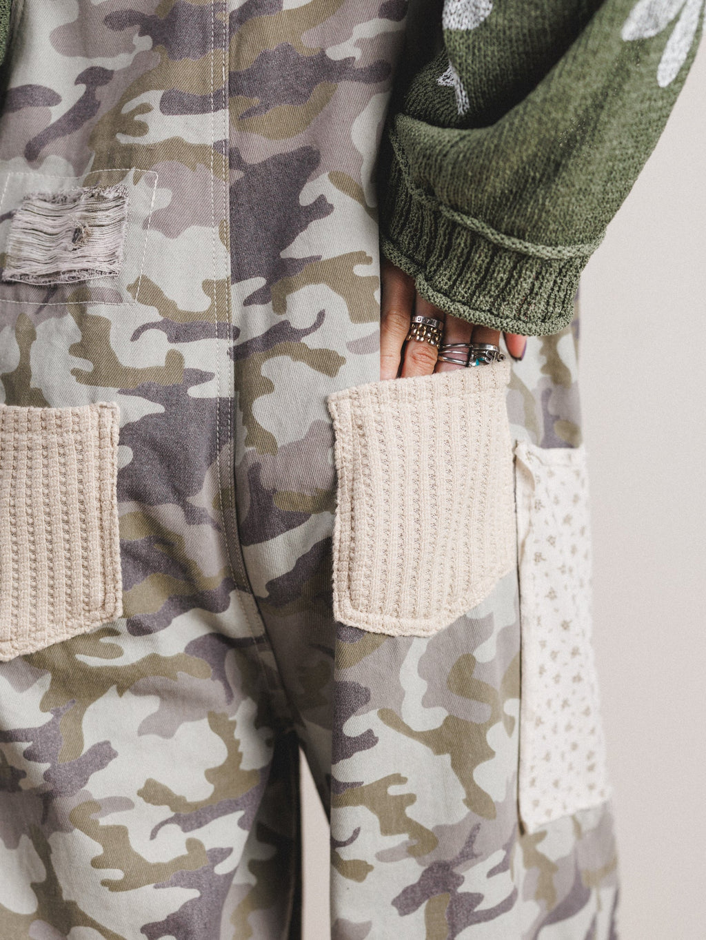 Beauty Of Change Jumpsuit - Camo