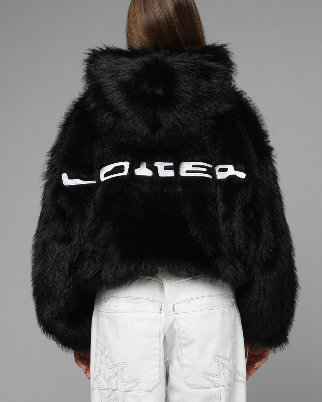 Loiter Eastern Bloc Fur Jacket Black
