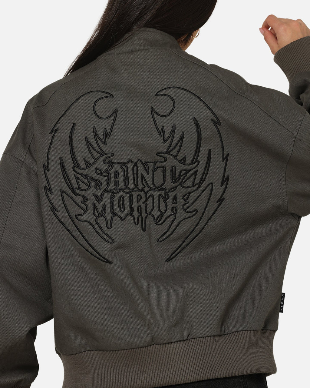 Saint Morta Crested Wing Jacket Aged Grey