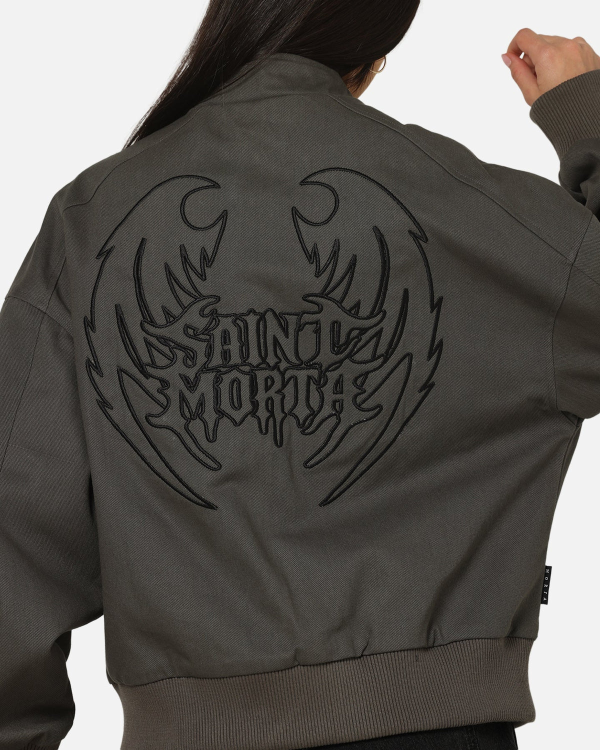 Saint Morta Crested Wing Jacket Aged Grey