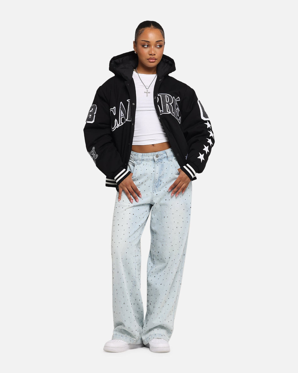 Carre C-Star Varsity Jacket Black
